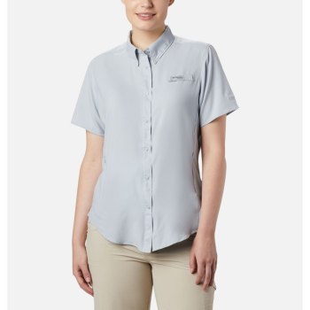 Columbia PFG Tamiami II Short Sleeve, Camisa Grises Para Mujer | 480162-YVL